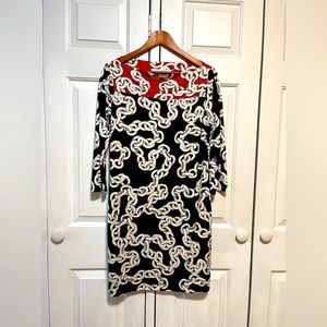 DIANE VON FURSTENBERG Silk Mini Dress size 12